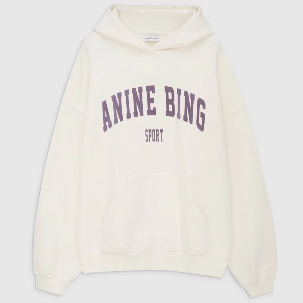 Anine Bing Cream Harvey Sweatshirt